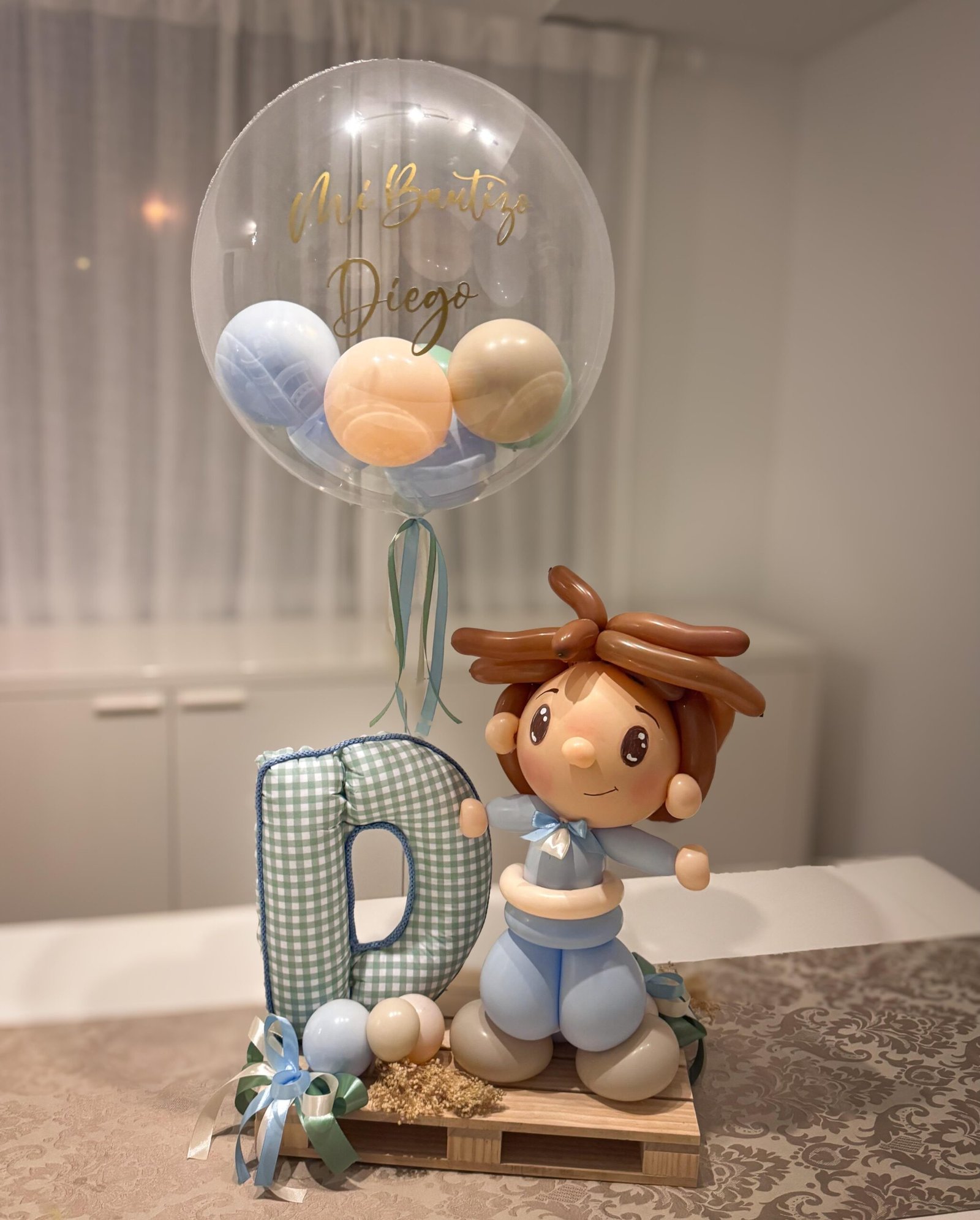 Decoración con globos realizada por Eugenia Brandariz Pan
