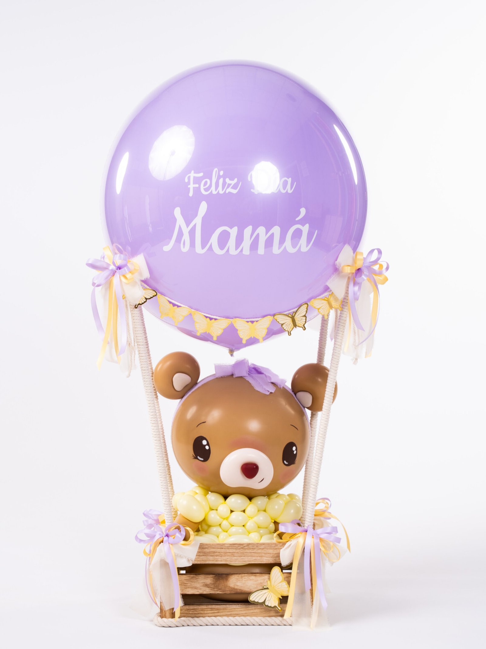 Diseño con globos realizado por Mayra Beltrán